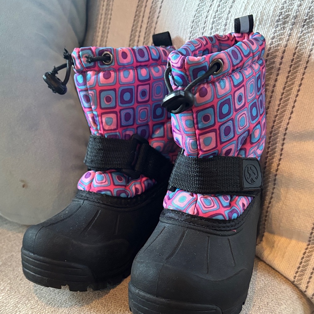 Northside Kids Rain & Snow Boots - Pink and Blue